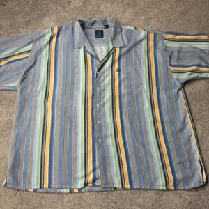 Old Skool Men's 5XL 21-21.5 Short Sleeve Button Up with Flaw